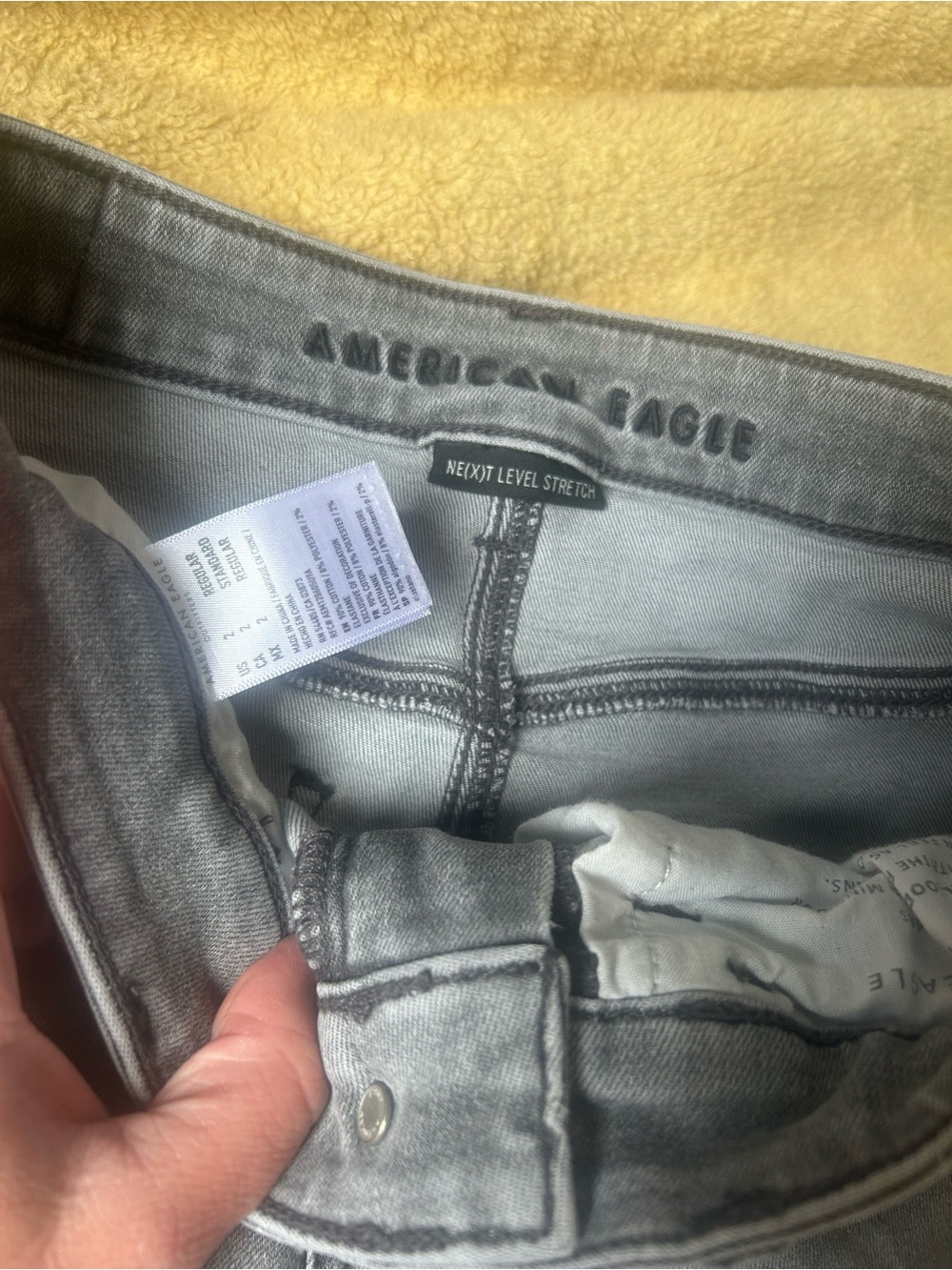 Gray Wash American Eagle Jeans